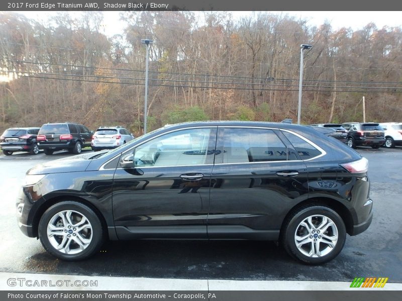 Shadow Black / Ebony 2017 Ford Edge Titanium AWD