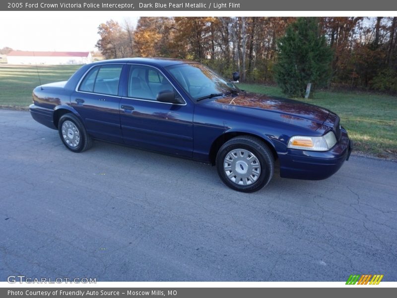 Front 3/4 View of 2005 Crown Victoria Police Interceptor
