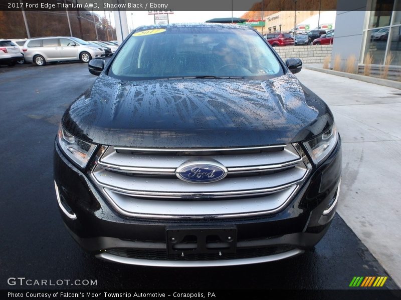 Shadow Black / Ebony 2017 Ford Edge Titanium AWD