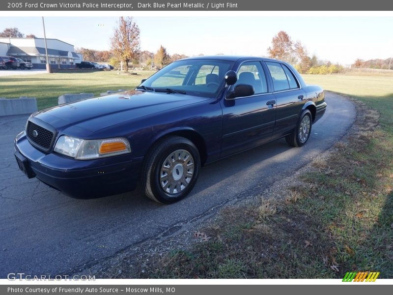 Dark Blue Pearl Metallic / Light Flint 2005 Ford Crown Victoria Police Interceptor