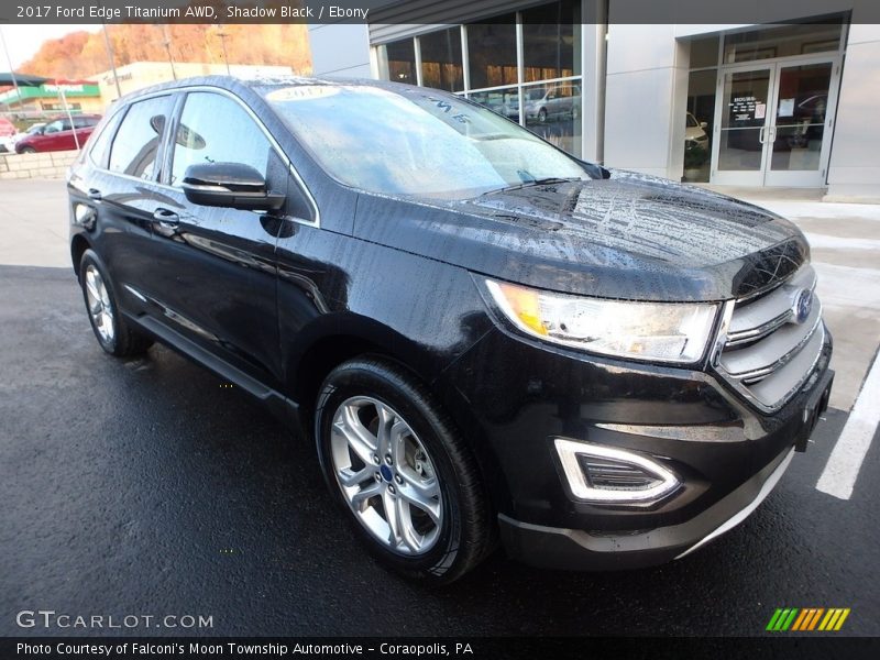 Shadow Black / Ebony 2017 Ford Edge Titanium AWD