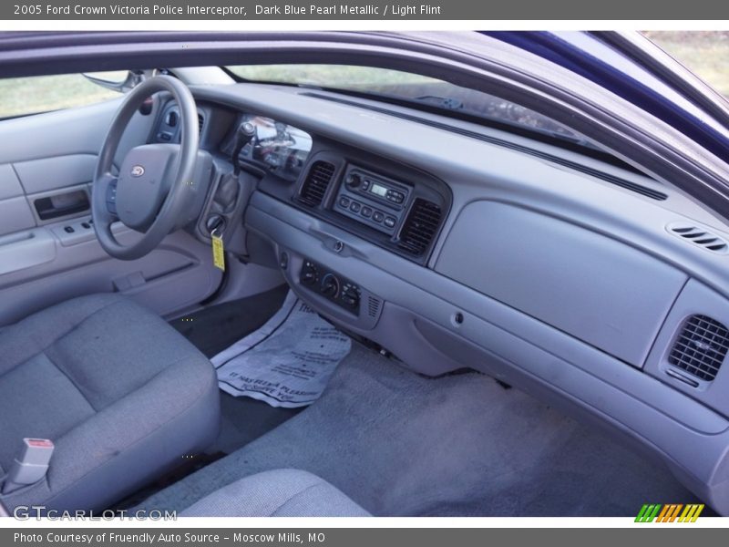 Dark Blue Pearl Metallic / Light Flint 2005 Ford Crown Victoria Police Interceptor