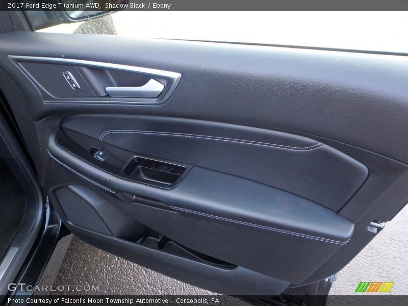 Shadow Black / Ebony 2017 Ford Edge Titanium AWD