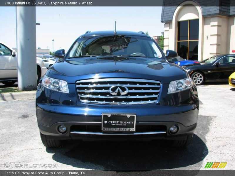 Sapphire Metallic / Wheat 2008 Infiniti FX 35 AWD