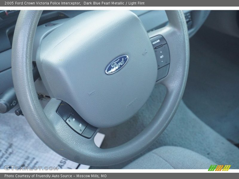 Dark Blue Pearl Metallic / Light Flint 2005 Ford Crown Victoria Police Interceptor