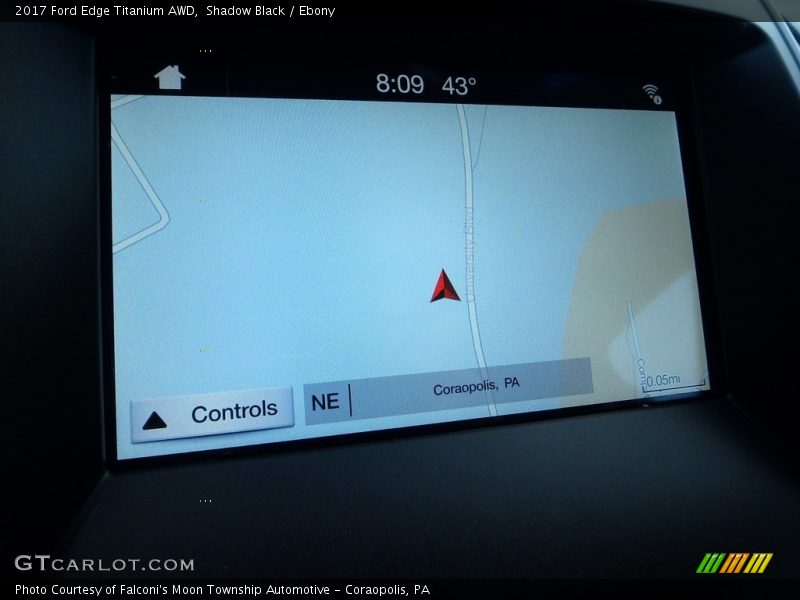 Shadow Black / Ebony 2017 Ford Edge Titanium AWD