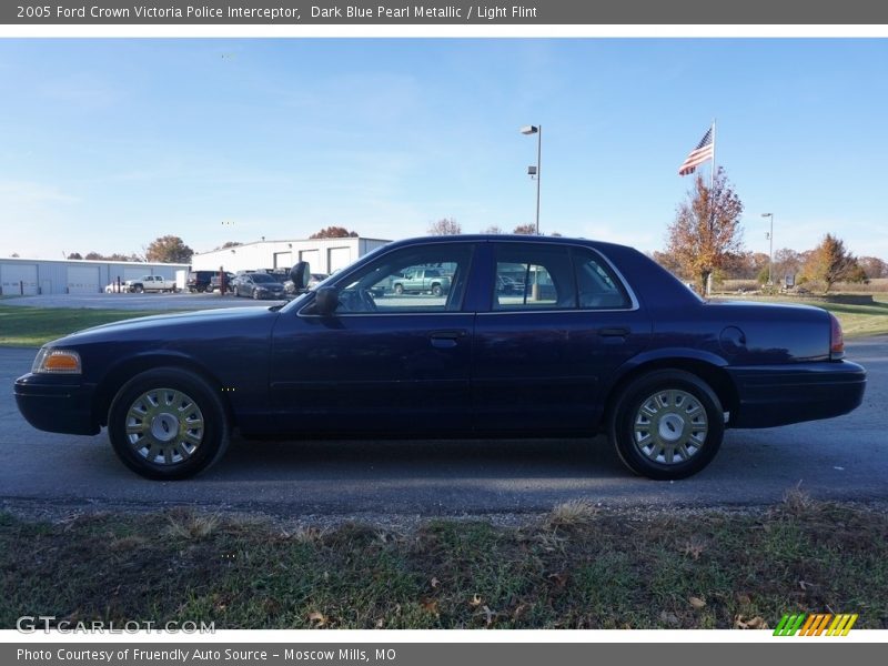 Dark Blue Pearl Metallic / Light Flint 2005 Ford Crown Victoria Police Interceptor