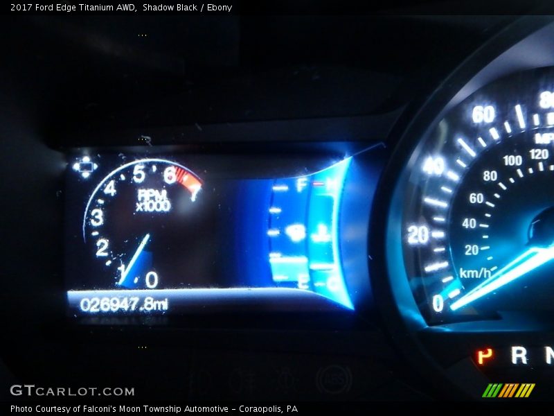 Shadow Black / Ebony 2017 Ford Edge Titanium AWD