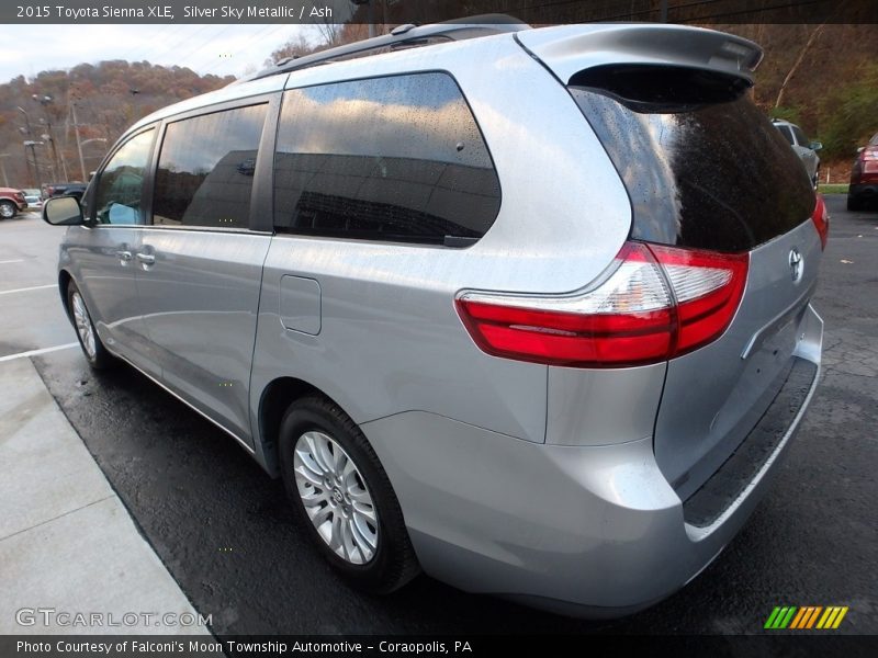 Silver Sky Metallic / Ash 2015 Toyota Sienna XLE