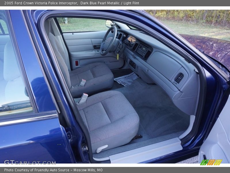 Dark Blue Pearl Metallic / Light Flint 2005 Ford Crown Victoria Police Interceptor
