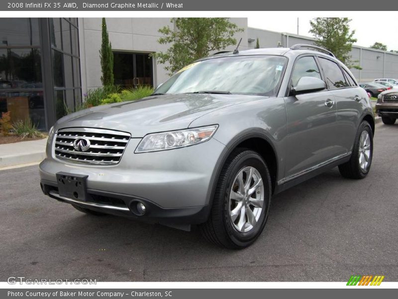 Diamond Graphite Metallic / Wheat 2008 Infiniti FX 35 AWD