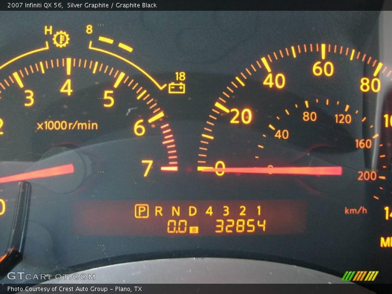 Silver Graphite / Graphite Black 2007 Infiniti QX 56