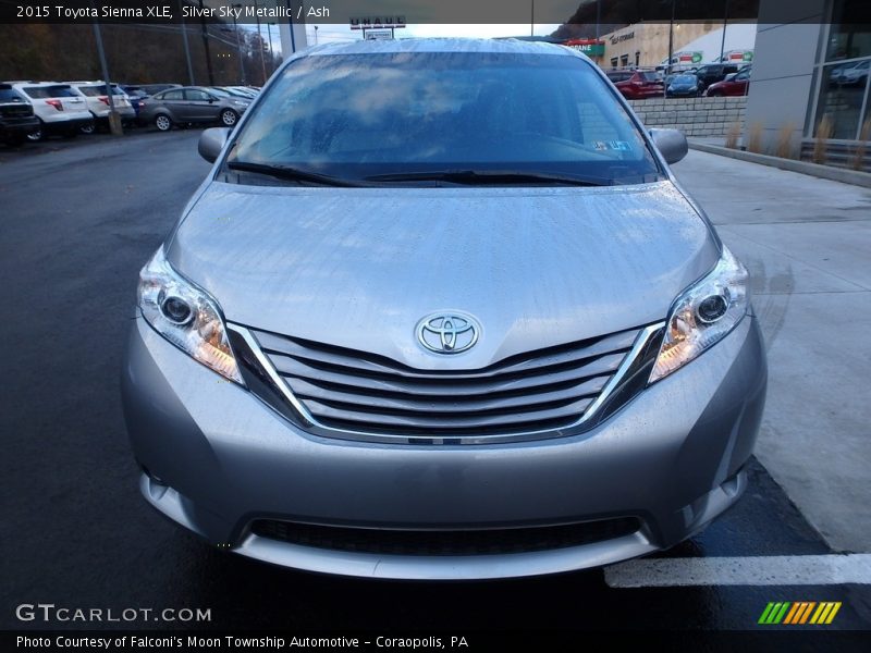 Silver Sky Metallic / Ash 2015 Toyota Sienna XLE