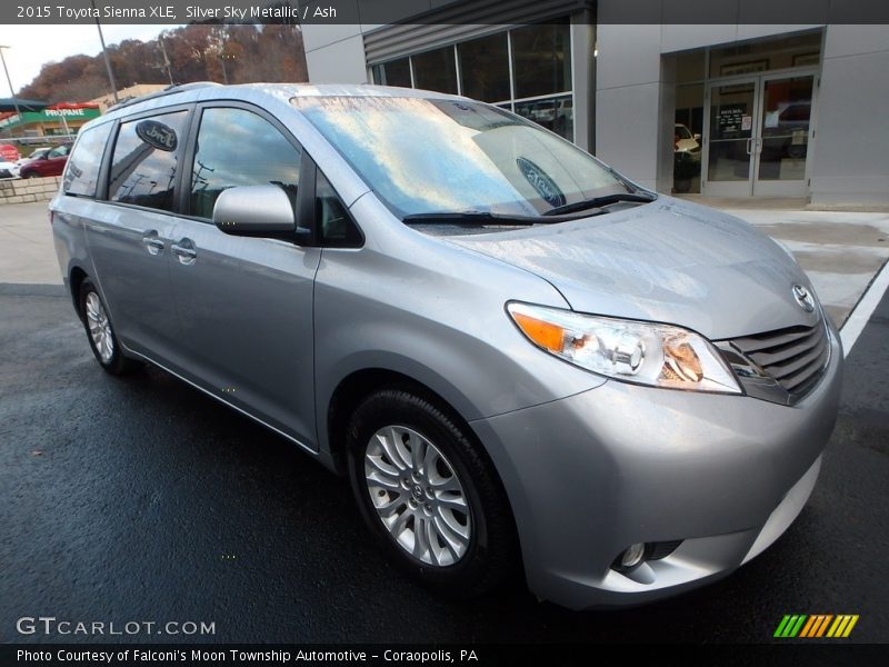 Silver Sky Metallic / Ash 2015 Toyota Sienna XLE