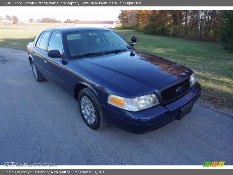 Dark Blue Pearl Metallic / Light Flint 2005 Ford Crown Victoria Police Interceptor