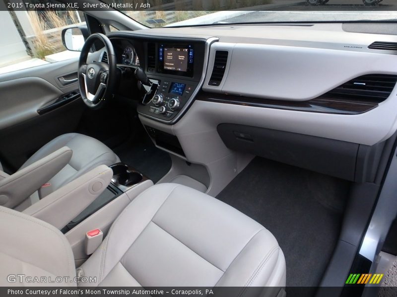 Silver Sky Metallic / Ash 2015 Toyota Sienna XLE