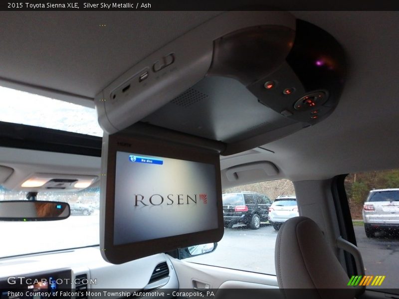 Silver Sky Metallic / Ash 2015 Toyota Sienna XLE