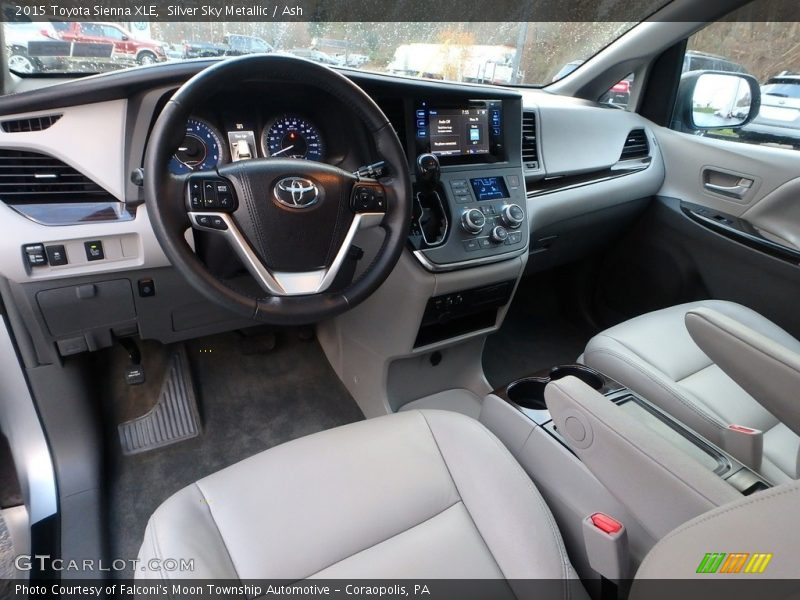 Silver Sky Metallic / Ash 2015 Toyota Sienna XLE