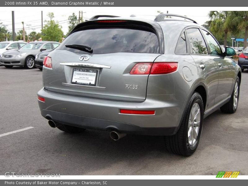 Diamond Graphite Metallic / Wheat 2008 Infiniti FX 35 AWD