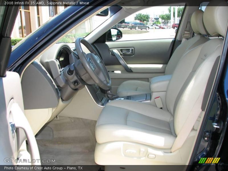 Sapphire Metallic / Wheat 2008 Infiniti FX 35 AWD