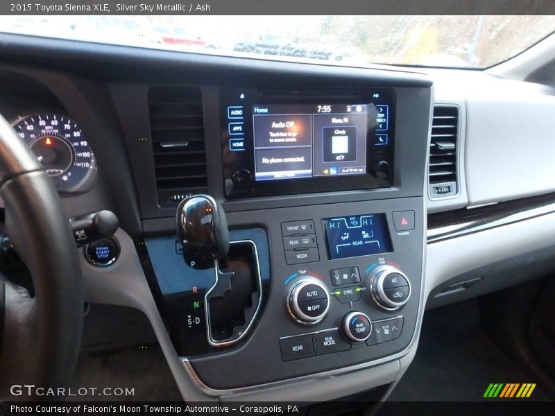 Silver Sky Metallic / Ash 2015 Toyota Sienna XLE