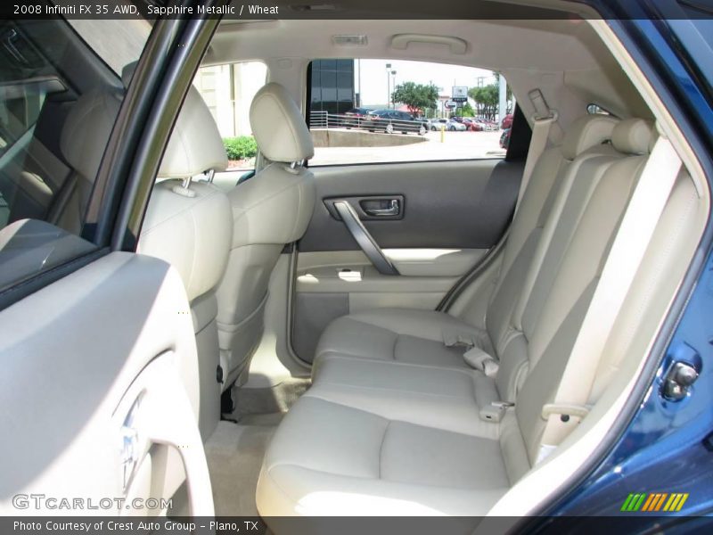 Sapphire Metallic / Wheat 2008 Infiniti FX 35 AWD