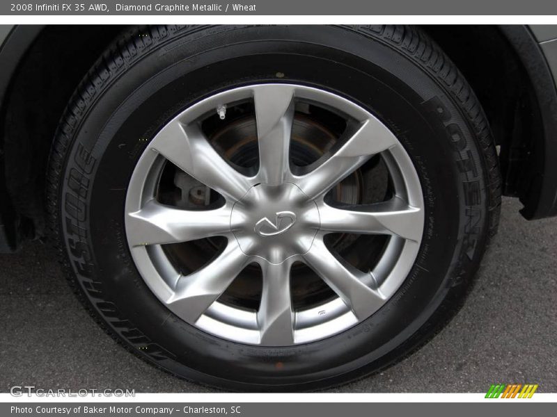 Diamond Graphite Metallic / Wheat 2008 Infiniti FX 35 AWD