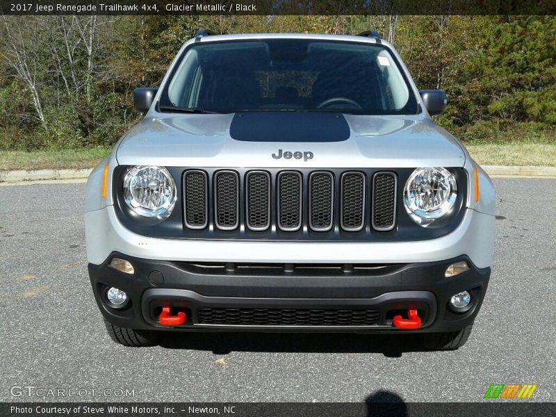 Glacier Metallic / Black 2017 Jeep Renegade Trailhawk 4x4