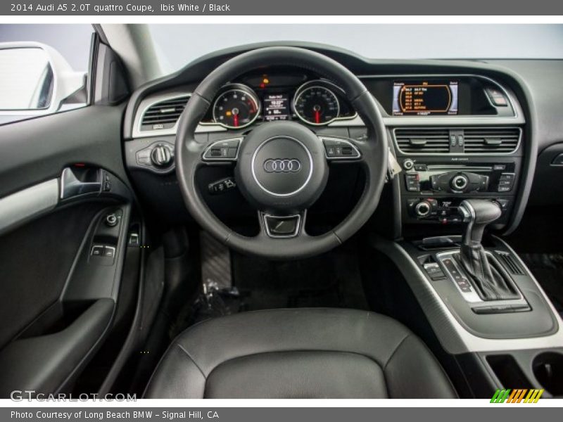 Ibis White / Black 2014 Audi A5 2.0T quattro Coupe