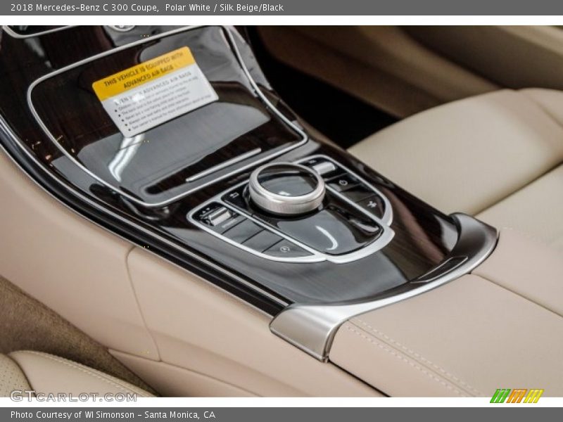 Polar White / Silk Beige/Black 2018 Mercedes-Benz C 300 Coupe