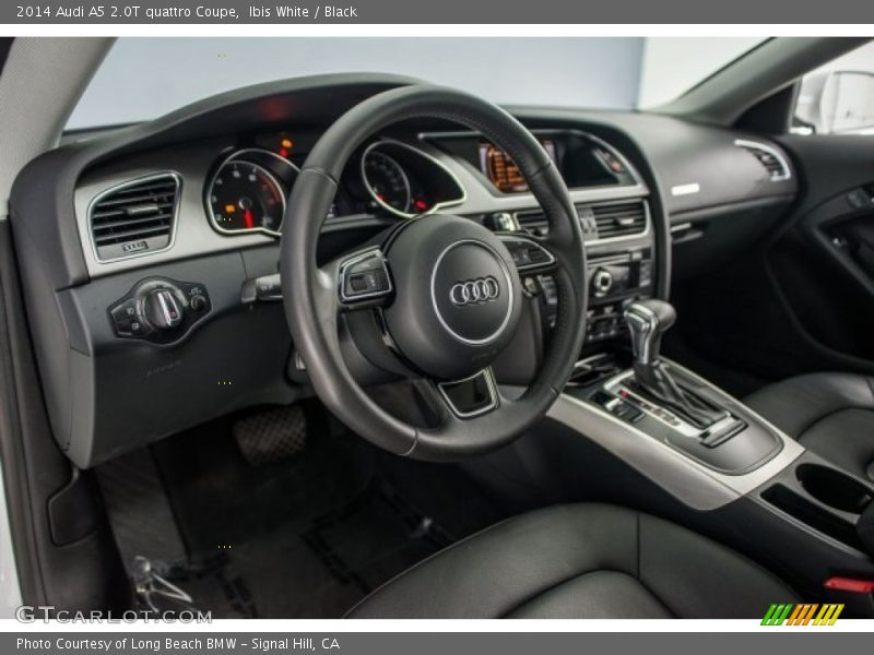 Ibis White / Black 2014 Audi A5 2.0T quattro Coupe