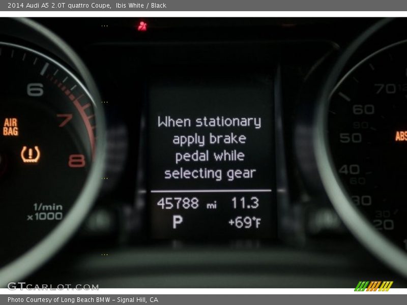 Ibis White / Black 2014 Audi A5 2.0T quattro Coupe