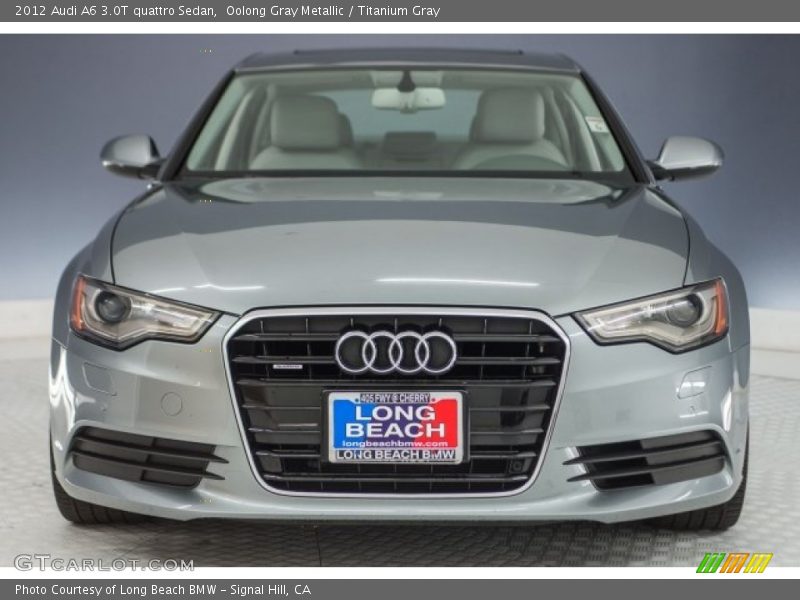 Oolong Gray Metallic / Titanium Gray 2012 Audi A6 3.0T quattro Sedan