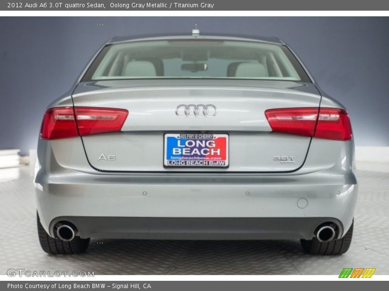 Oolong Gray Metallic / Titanium Gray 2012 Audi A6 3.0T quattro Sedan