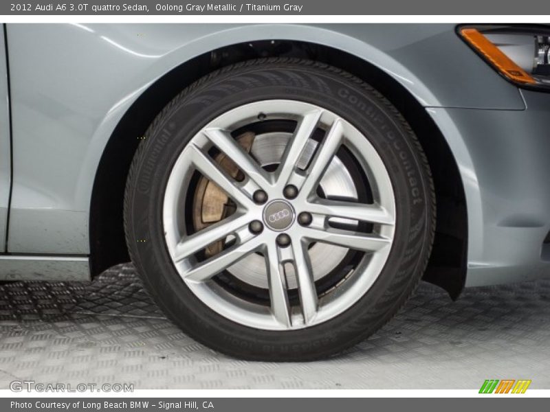 Oolong Gray Metallic / Titanium Gray 2012 Audi A6 3.0T quattro Sedan