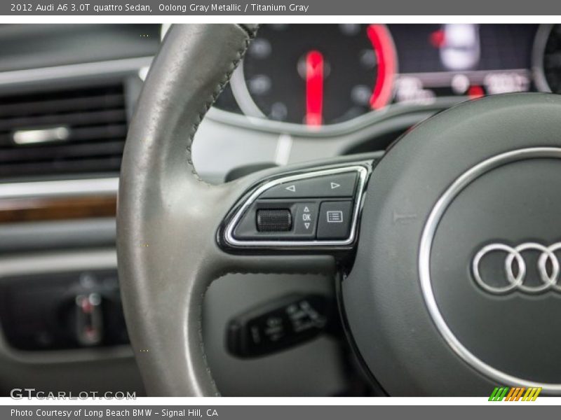 Oolong Gray Metallic / Titanium Gray 2012 Audi A6 3.0T quattro Sedan