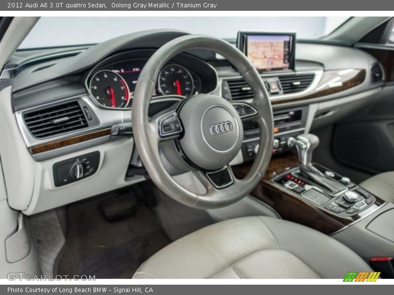 Oolong Gray Metallic / Titanium Gray 2012 Audi A6 3.0T quattro Sedan