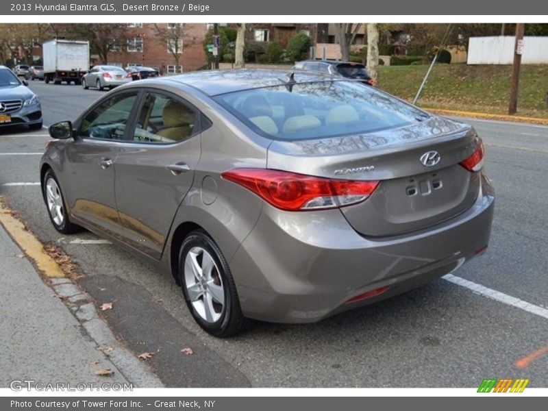 Desert Bronze / Beige 2013 Hyundai Elantra GLS