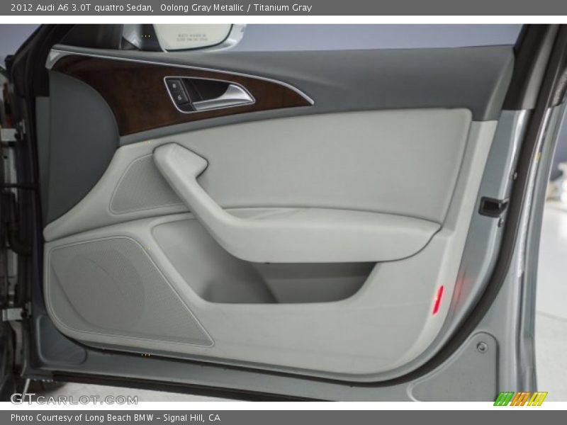 Oolong Gray Metallic / Titanium Gray 2012 Audi A6 3.0T quattro Sedan