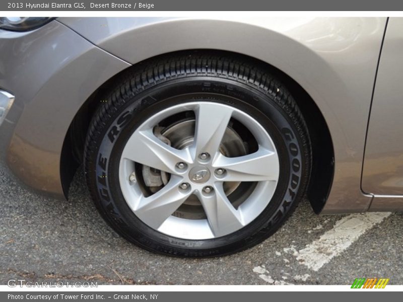 Desert Bronze / Beige 2013 Hyundai Elantra GLS