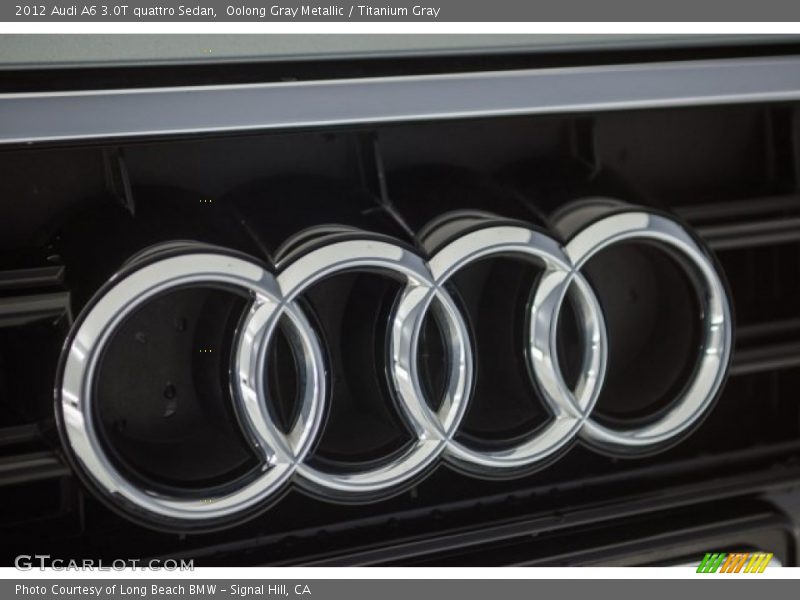 Oolong Gray Metallic / Titanium Gray 2012 Audi A6 3.0T quattro Sedan