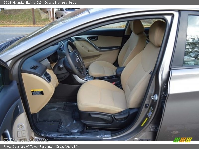 Desert Bronze / Beige 2013 Hyundai Elantra GLS