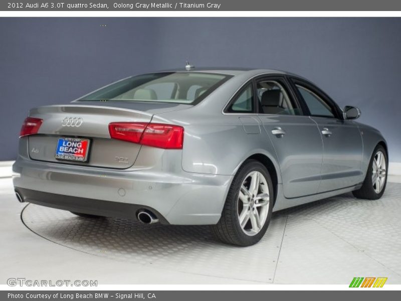 Oolong Gray Metallic / Titanium Gray 2012 Audi A6 3.0T quattro Sedan