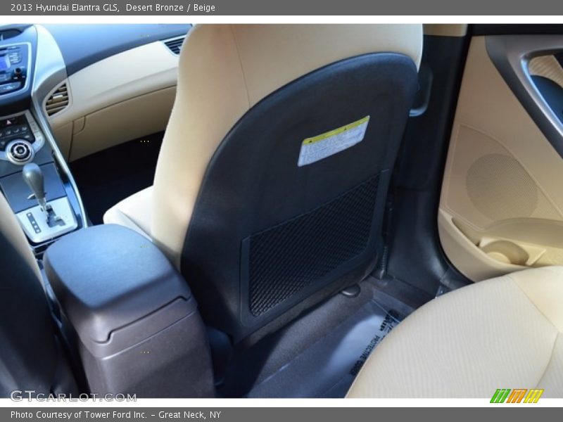 Desert Bronze / Beige 2013 Hyundai Elantra GLS