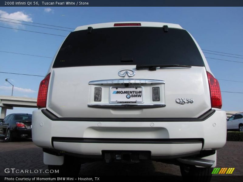 Tuscan Pearl White / Stone 2008 Infiniti QX 56