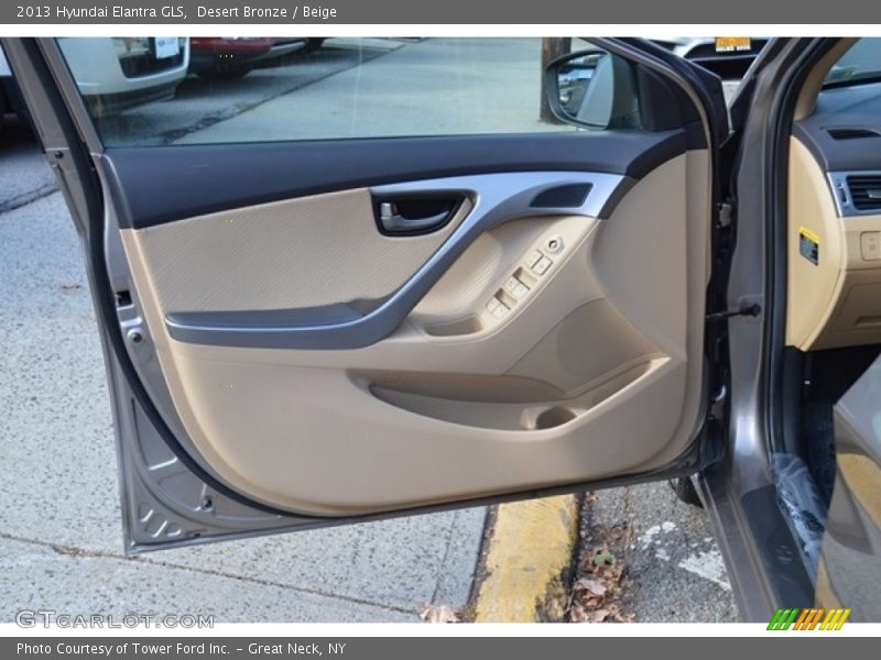 Desert Bronze / Beige 2013 Hyundai Elantra GLS