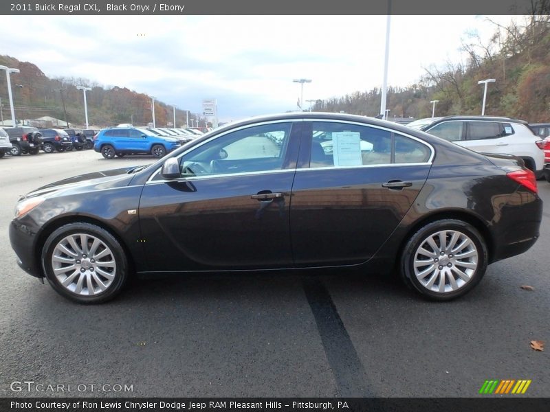 Black Onyx / Ebony 2011 Buick Regal CXL