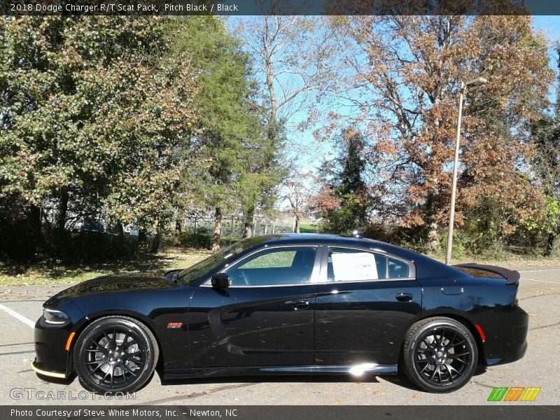Pitch Black / Black 2018 Dodge Charger R/T Scat Pack
