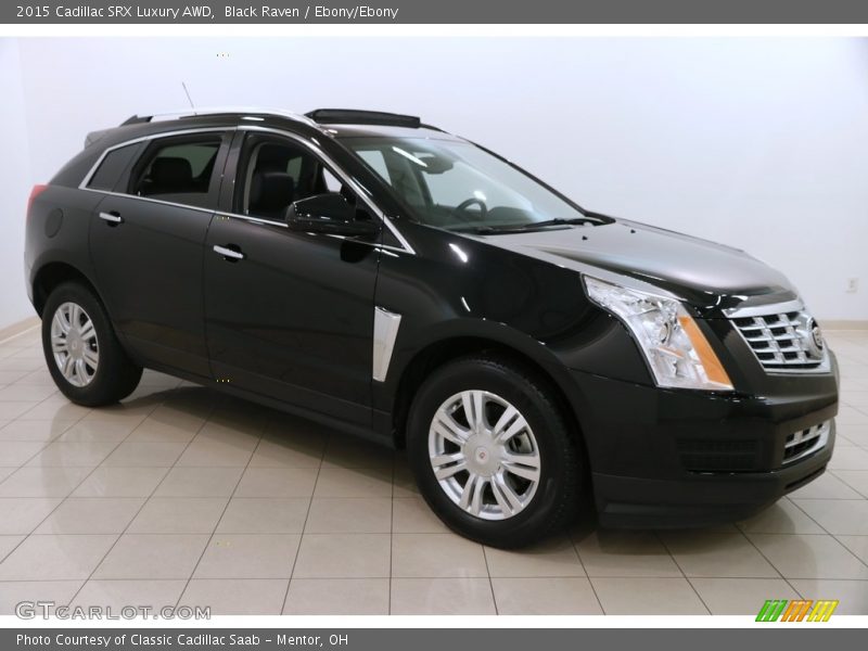 Black Raven / Ebony/Ebony 2015 Cadillac SRX Luxury AWD