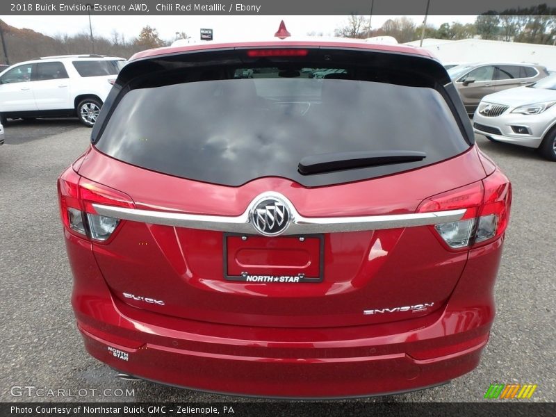 Chili Red Metallilc / Ebony 2018 Buick Envision Essence AWD